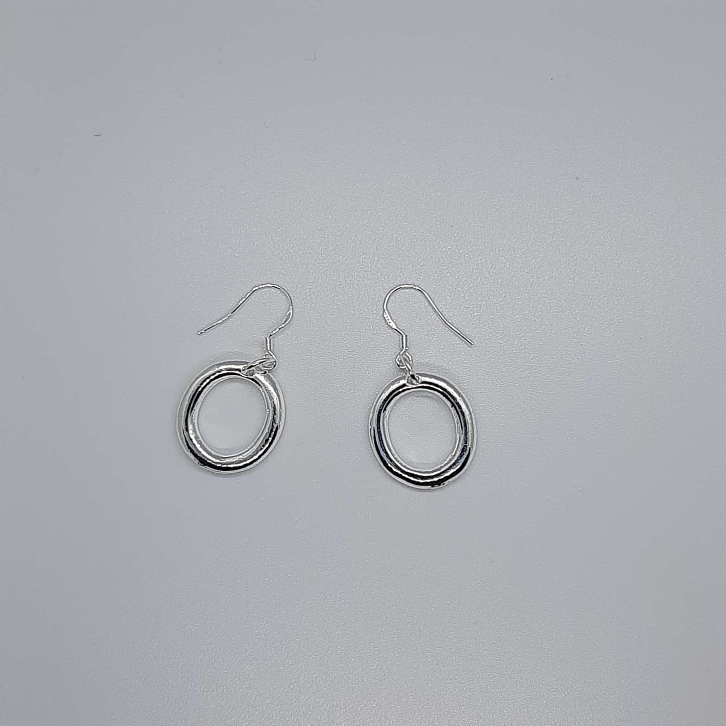 Silver earrings