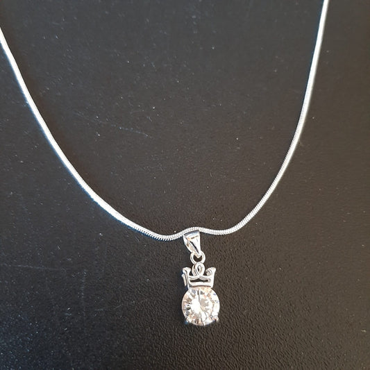 Collana argento pendente