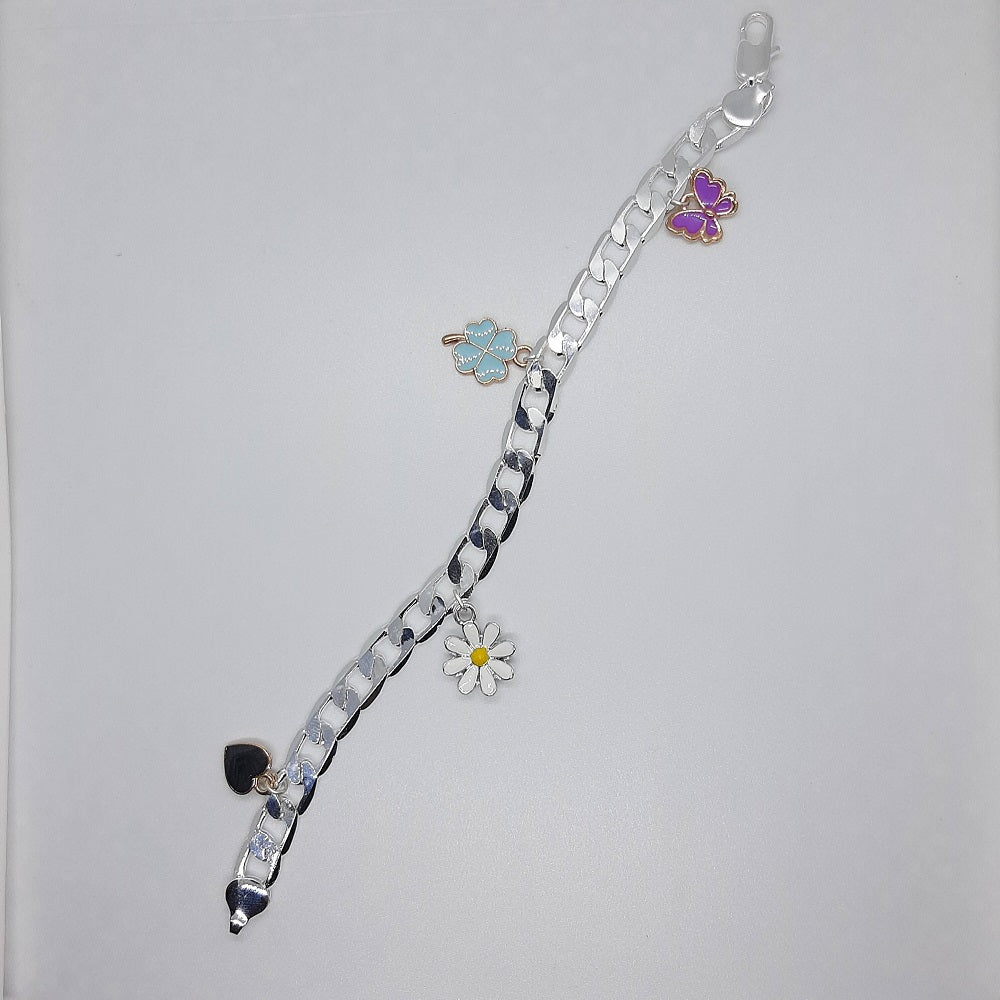 Bracciale catena charms smaltati