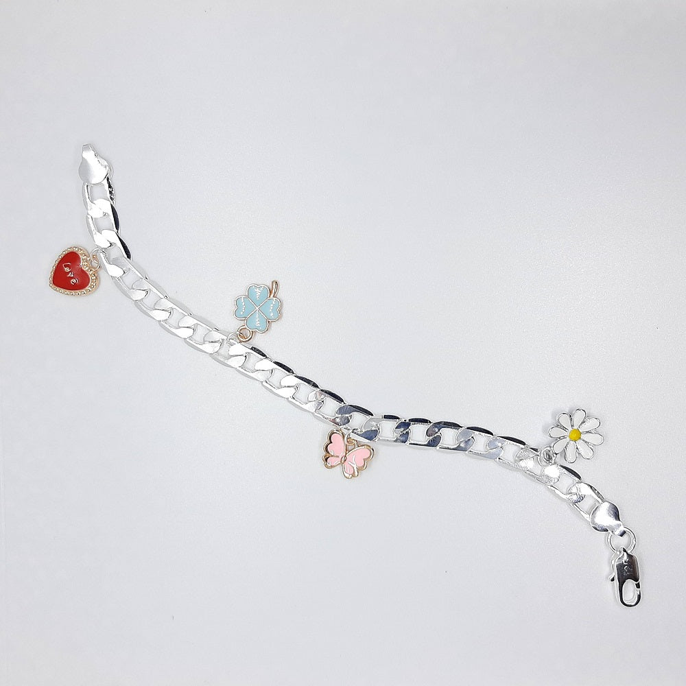 Bracciale catena charms smaltati