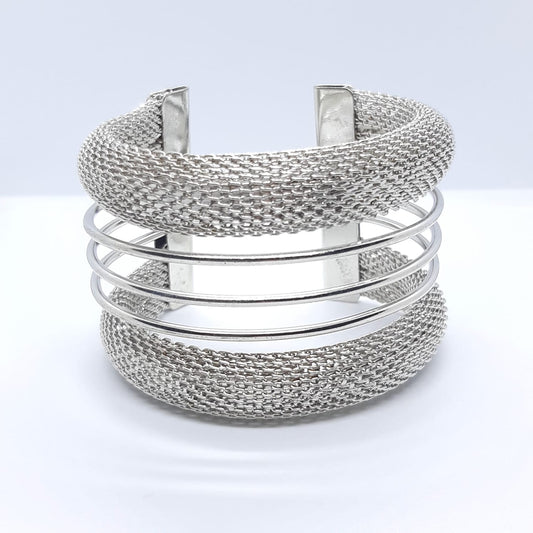 bracciale bangle rigido argento