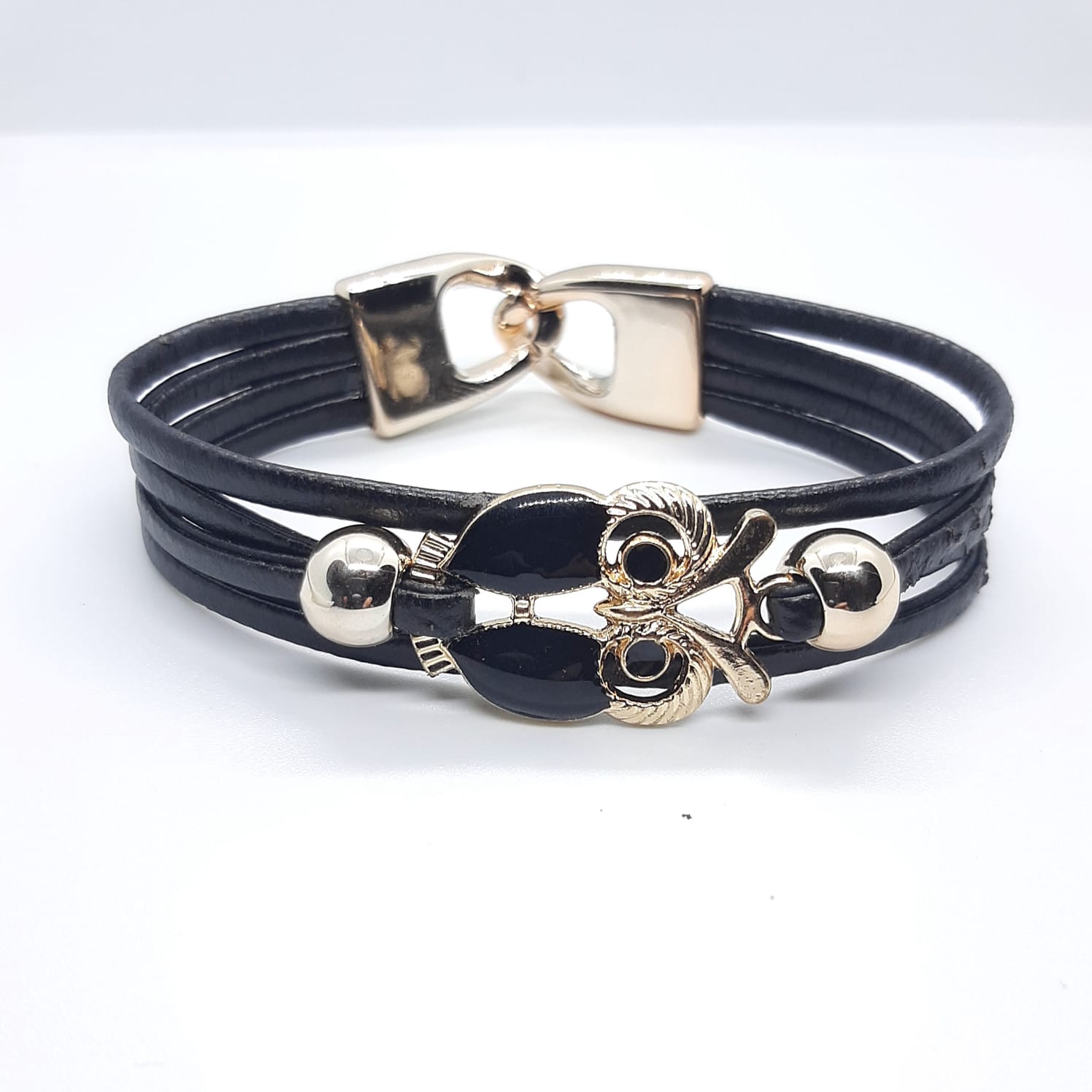 bracciale multifilo gufo