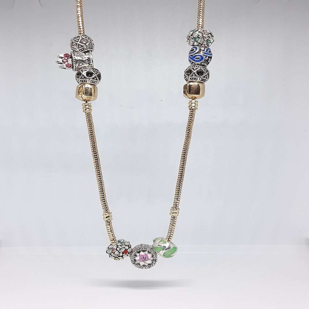 collana artigianale charms 