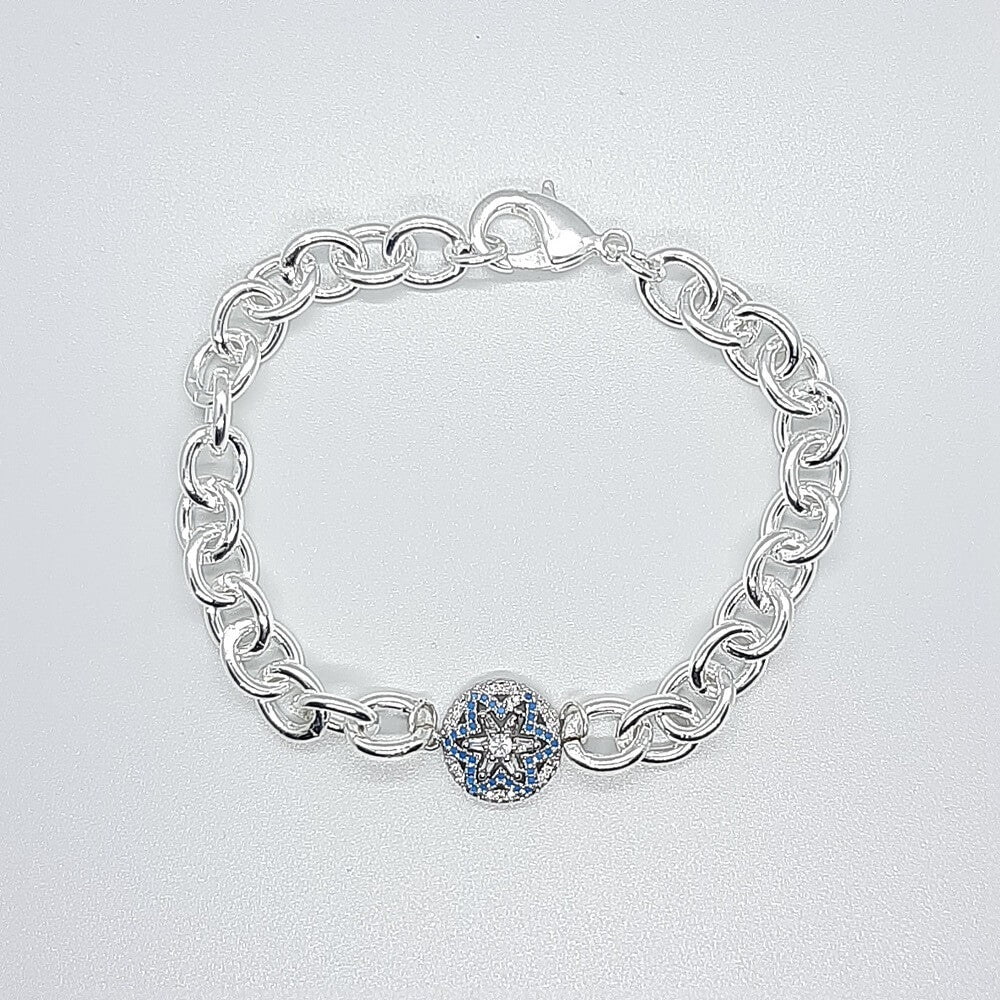 Bracciale a catena con charm stella